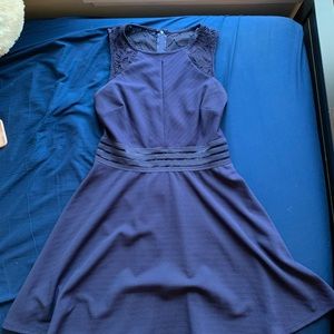 Blue Lace back dress